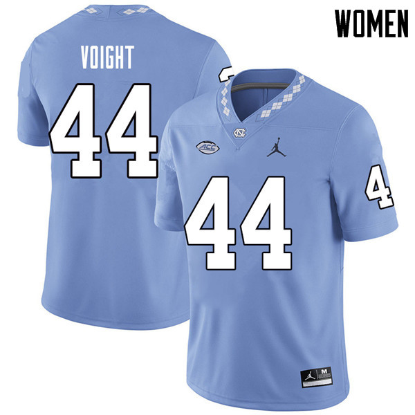 Jordan Brand Women #44 Mike Voight North Carolina Tar Heels College Football Jerseys Sale-Carolina B